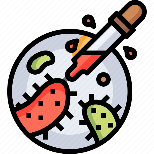 Petri, dish, dropper, biology, laboratory, bacteria icon - Download on  Iconfinder