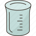 beaker, liquid, container, laboratory, glassware