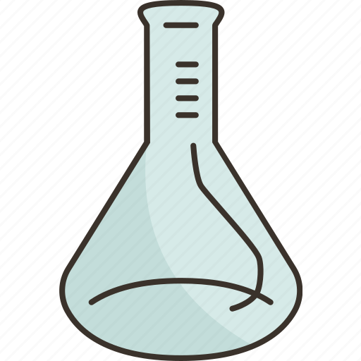 Flask, volume, liquid, container, laboratory icon - Download on Iconfinder