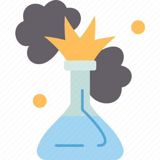 Chemical, reaction, experiment, synthesis, laboratory icon - Download on Iconfinder