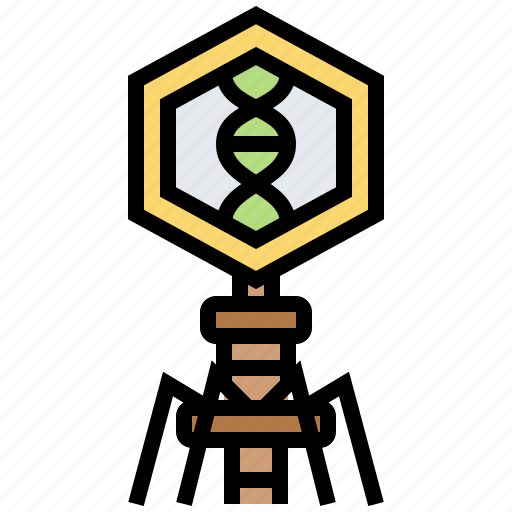 Bacteriophage, disease, infection, pathogen, virus icon - Download on Iconfinder