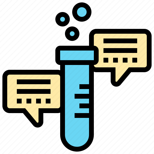 Analysis, chemical, discussion, test, tube icon - Download on Iconfinder