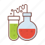 flask, beaker, lab, science, medical 