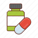 medicine, pills, drugs, jar, capsule