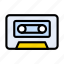 audio, cassette, media, music, tape 