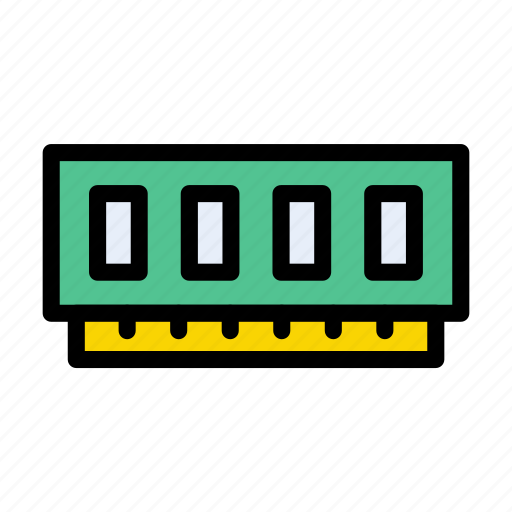 Chip, computer, hardware, memory, ram icon - Download on Iconfinder