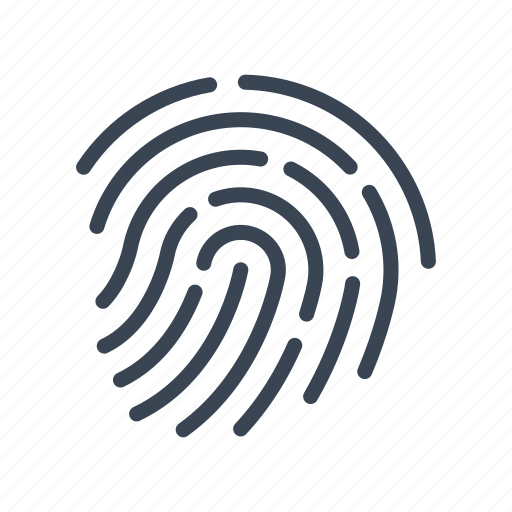 Fingerprint, authentication, biometric, identification, security icon - Download on Iconfinder