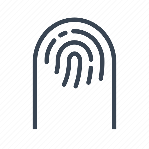Fingerprint, finger, authentication, biometric, identification, touch, security icon - Download on Iconfinder