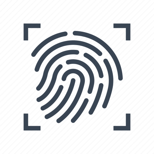 Fingerprint, scan, authentication, biometric, identification, security icon - Download on Iconfinder