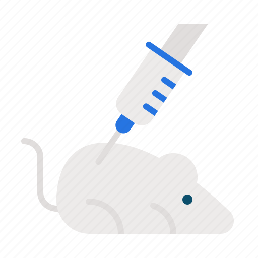 Genetic engineering, genetic, mouse, rat, healthcare and medical, experiment, syringe icon - Download on Iconfinder