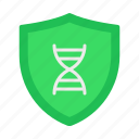 genomic privacy, privacy, shield, protection, security, science, medicine, genetic, biology