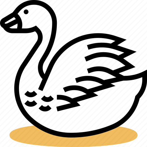 Swan, avian, animal, pond, lake icon - Download on Iconfinder