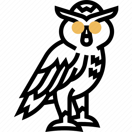 Owl, bird, predator, animal, wild icon - Download on Iconfinder