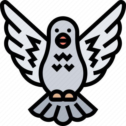 Dove, bird, pigeon, feather, hope icon - Download on Iconfinder