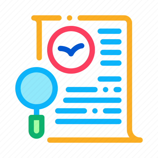 Bird, document, list, magnifier, page, paper, research icon - Download on Iconfinder