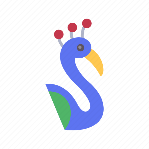 Peacock, bird, animal, nature, wildlife, zoo, beautiful icon - Download on Iconfinder