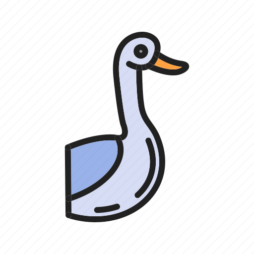 Goose, duck, bird, animal, stork, domesticfowl, fowl icon - Download on Iconfinder