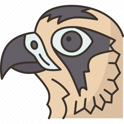 Bird, tubercle, beak, falcon, predator icon - Download on Iconfinder