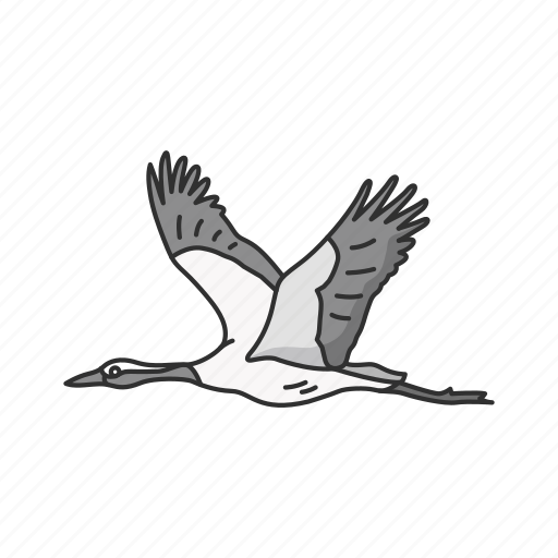 Animal, bird, feather, flying bird, stork, wading bird, wood stork icon - Download on Iconfinder