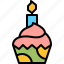 cupcakes, candle, fairy cake, birthday, anniversary, congratulations, celebration, celebrate 