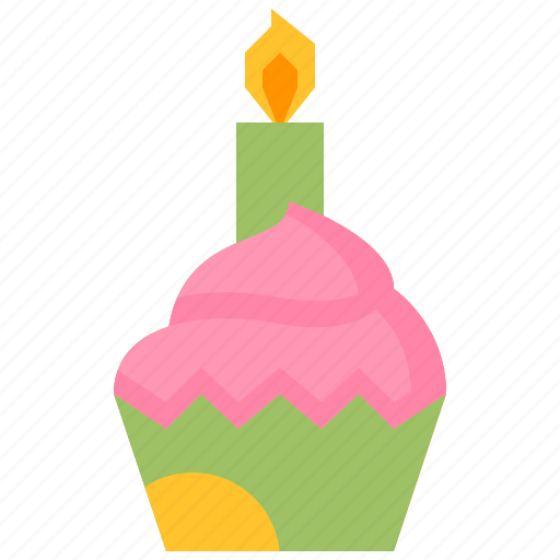 Cupcakes, candle, birthday, anniversary, congratulations, celebration, celebrate icon - Download on Iconfinder