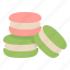 macaron, dessert, candy, sweetmeat, confection, cafe, sweet, meringue, snack 