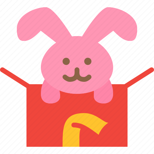 Rabbit, gift, toy, birthday, baby shower, anniversary, congratulations icon - Download on Iconfinder