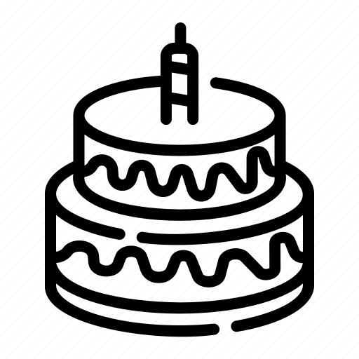 Birthday, cake, sweet, bakery, food icon - Download on Iconfinder