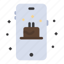 birthday, cake, mobile