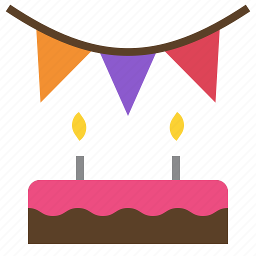 Birthday, decoration, flag, happy, party icon - Download on Iconfinder