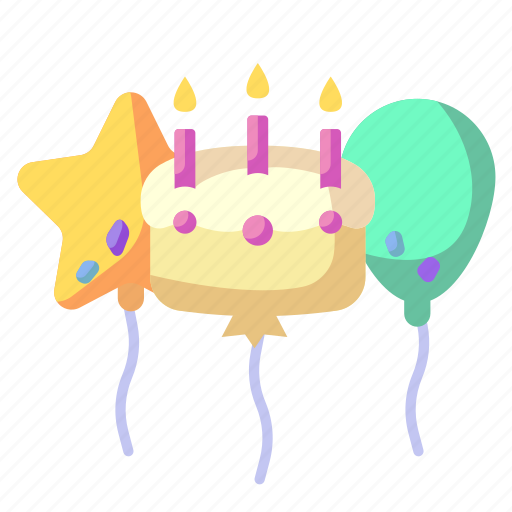 Balloon, birthday, party, color, surprise icon - Download on Iconfinder