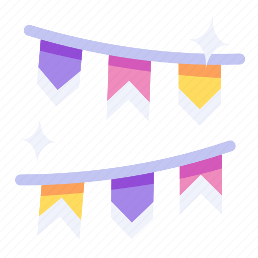 Decoration, party, celebration, birthday, flag icon - Download on Iconfinder