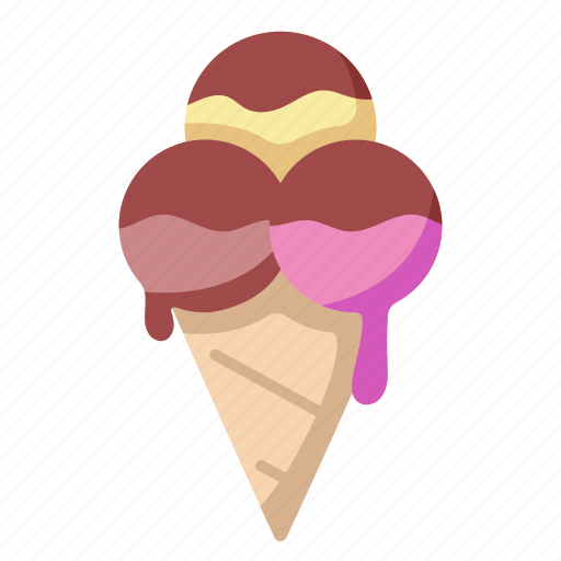 Dessert, sweet, summer, icecream, cone icon - Download on Iconfinder