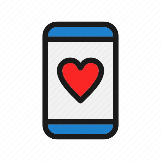 Call, chat, heartlove, mobile icon - Download on Iconfinder