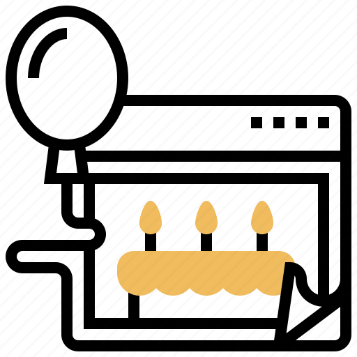 Anniversary, birthday, calendar, plan, schedule icon - Download on Iconfinder