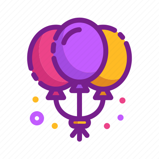 Balloon, birthday, celebration, decoration, party icon - Download on Iconfinder
