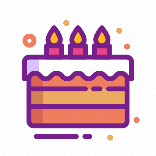 Birthday, cake, candle, celebration, party icon - Download on Iconfinder