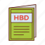 hbd, card, wish, celebration, party 