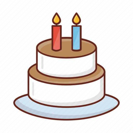 Cake, birthday, candles, sweets, delicious icon - Download on Iconfinder