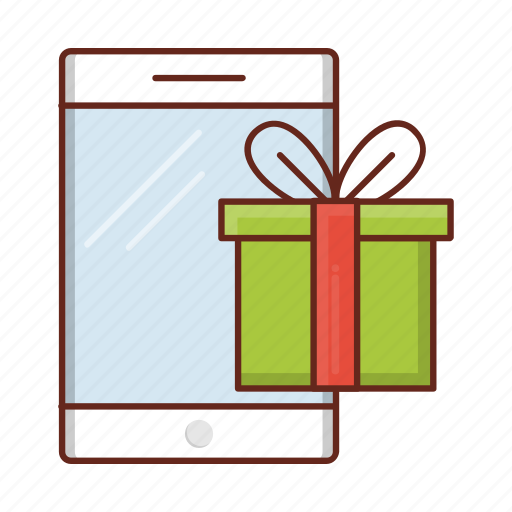 Gift, mobile, present, surprise, box icon - Download on Iconfinder