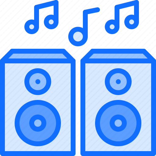 Music, speaker, note, birthday, party icon - Download on Iconfinder