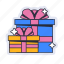 present, gift, box, birthday, christmas 