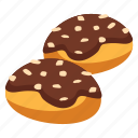 snickerdoodle, cookies, biscuits, baked, food, illustration, chocolate, food icon, sweet