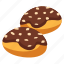 snickerdoodle, cookies, biscuits, baked, food, illustration, chocolate, food icon, sweet 