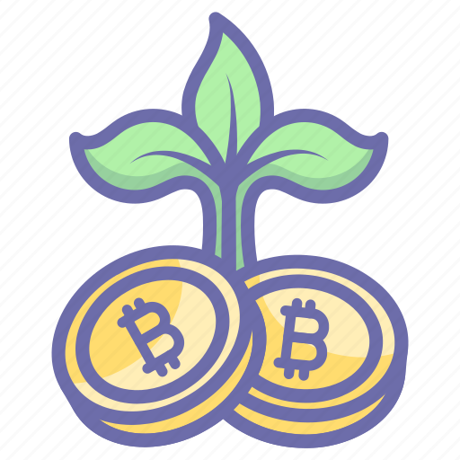 Bit, bit coin grwoth, coin, currency, money, money growth icon - Download on Iconfinder