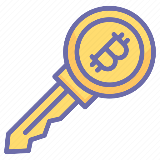 Bit, bitcoin key, coin, finance, key, money icon - Download on Iconfinder