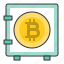 bitcoin, blockchain, cryptocurrencty, digital currency, safe, safe box 