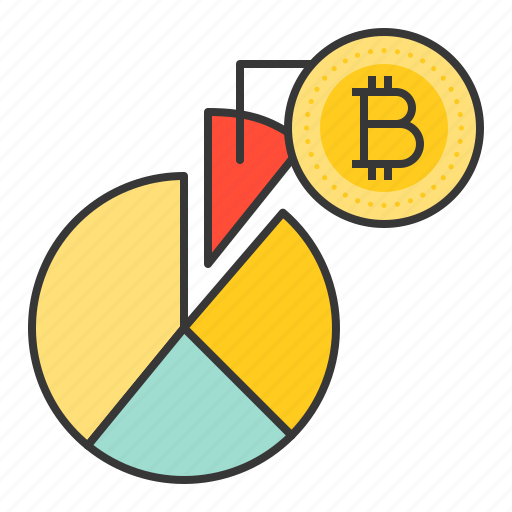 Bitcoin, blockchain, circle graph, cryptocurrencty, digital currency, graph icon - Download on Iconfinder