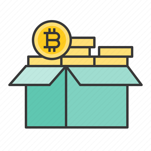 Bitcoin, blockchain, box, cryptocurrencty, digital currency icon - Download on Iconfinder