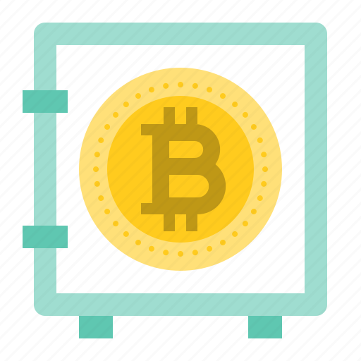 Bitcoin, blockchain, cryptocurrency, digital currency, safe, safe box icon - Download on Iconfinder